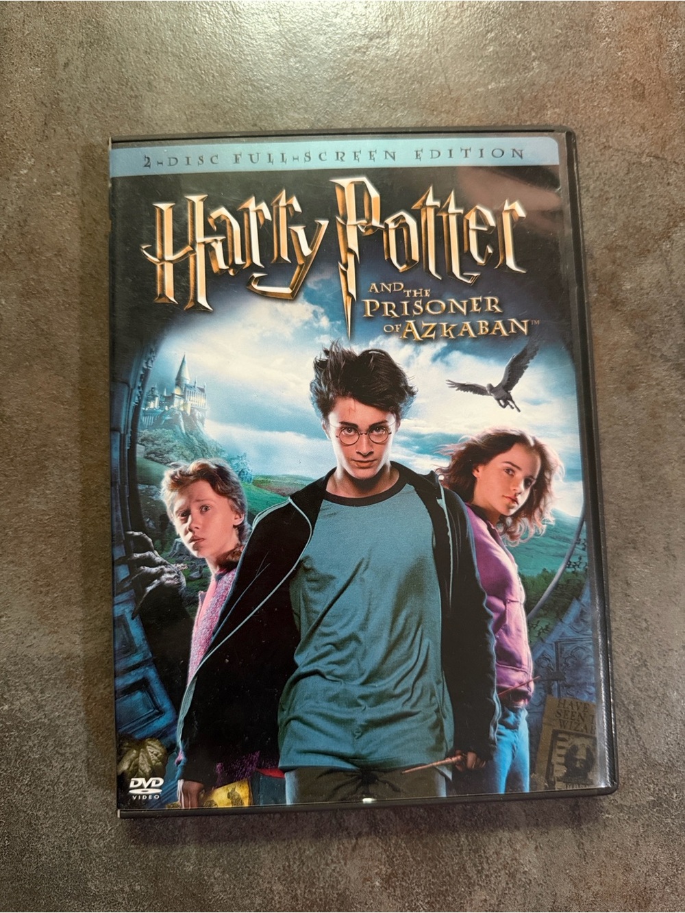 Harry Potter and the Prisoner of Azkaban DVD — Blue/Black Cover